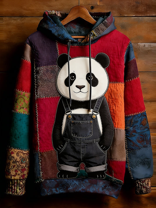 Unisex Retro Animal Art Print Komfortabel Casual Sweatshirt