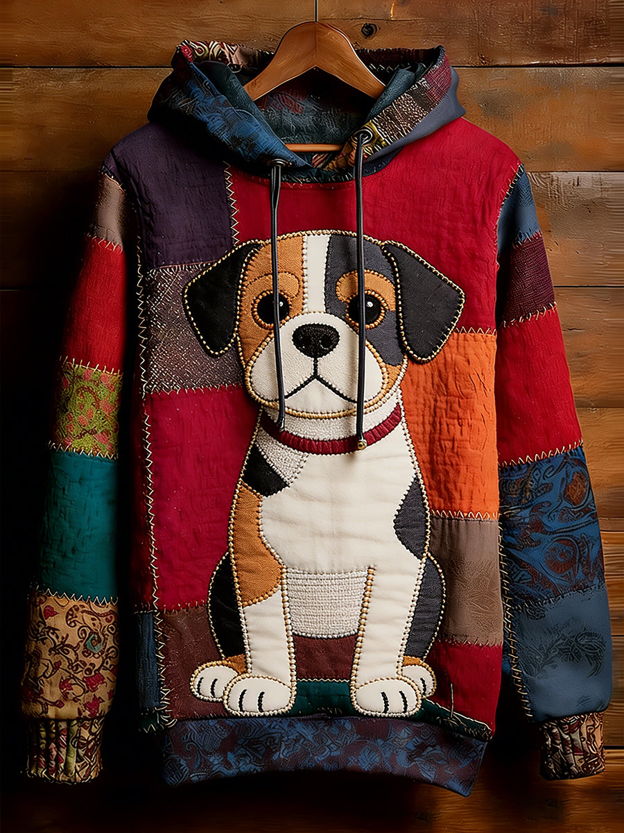 Unisex Retro Animal Art Print Komfortabel Casual Sweatshirt