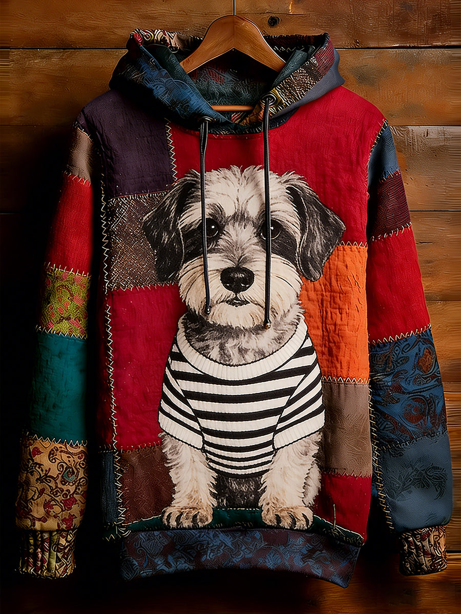 Unisex Retro Animal Art Print Komfortabel Casual Sweatshirt