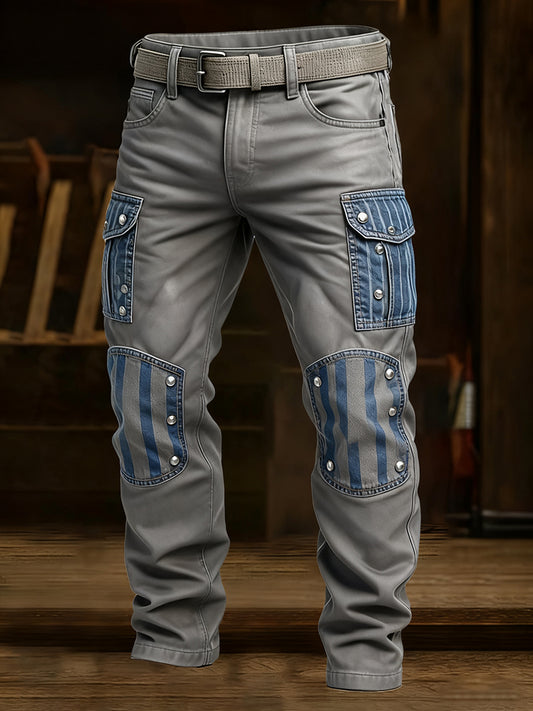 Mænds Retro Business Style Casual Work Bukser