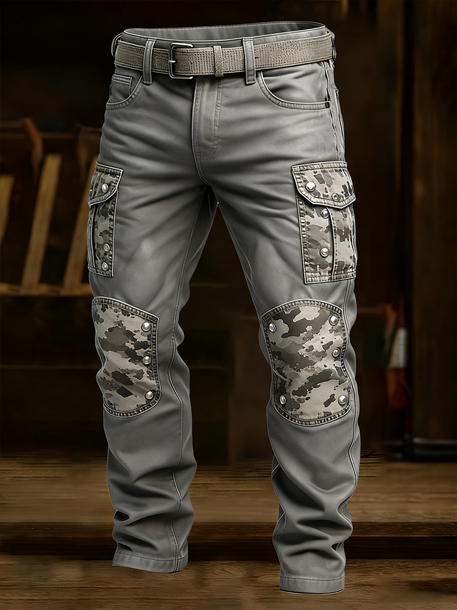 Mænds Retro Business Style Casual Work Bukser