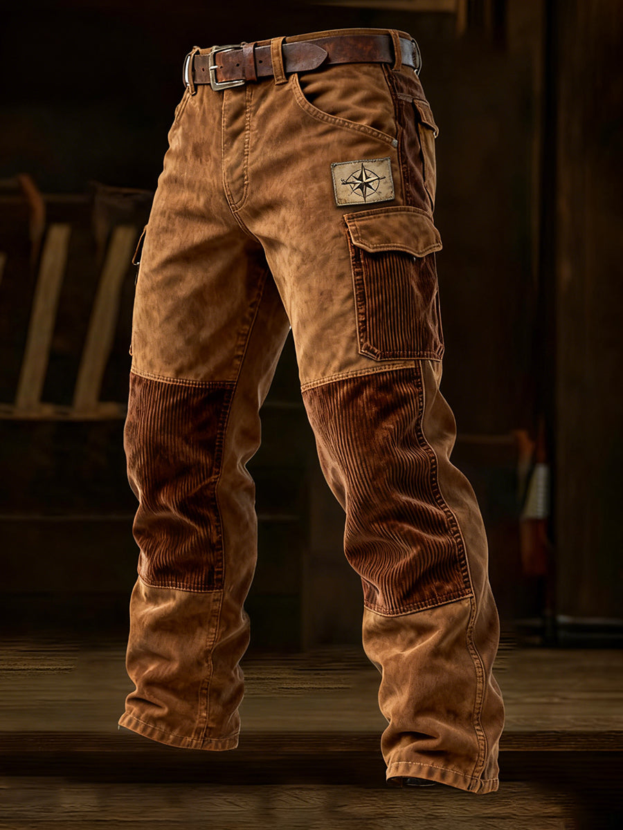 Mænds Retro Business Style Casual Work Bukser