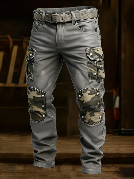 Mænds Retro Business Style Casual Work Bukser