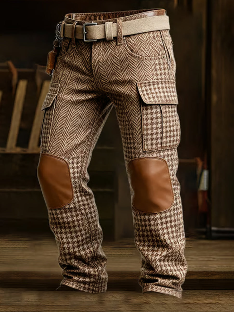 Mænds Retro Business Style Casual Work Bukser