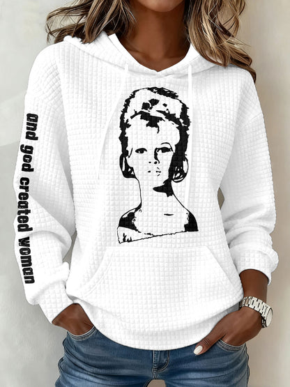 Kvinders BB Sexy For evigt kunst trykt sweatshirt