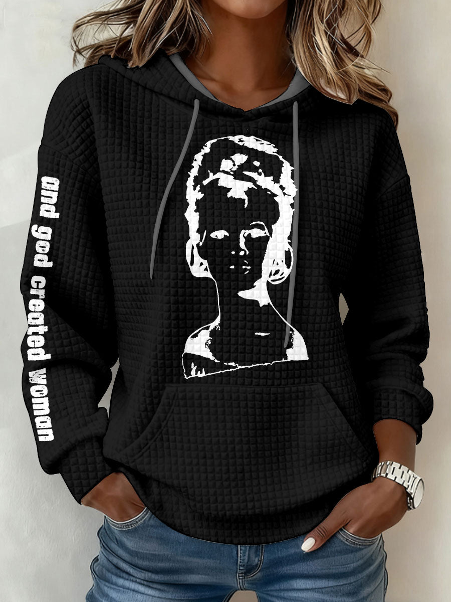 Kvinders BB Sexy For evigt kunst trykt sweatshirt