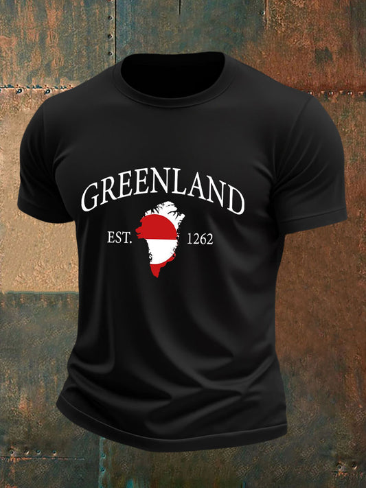 Mænds Grønland T-shirte