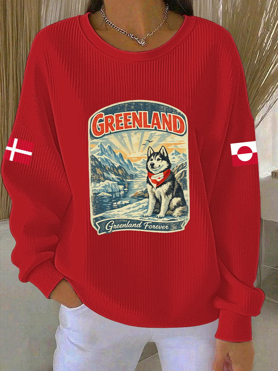 Grønlands hunde-sweatshirt