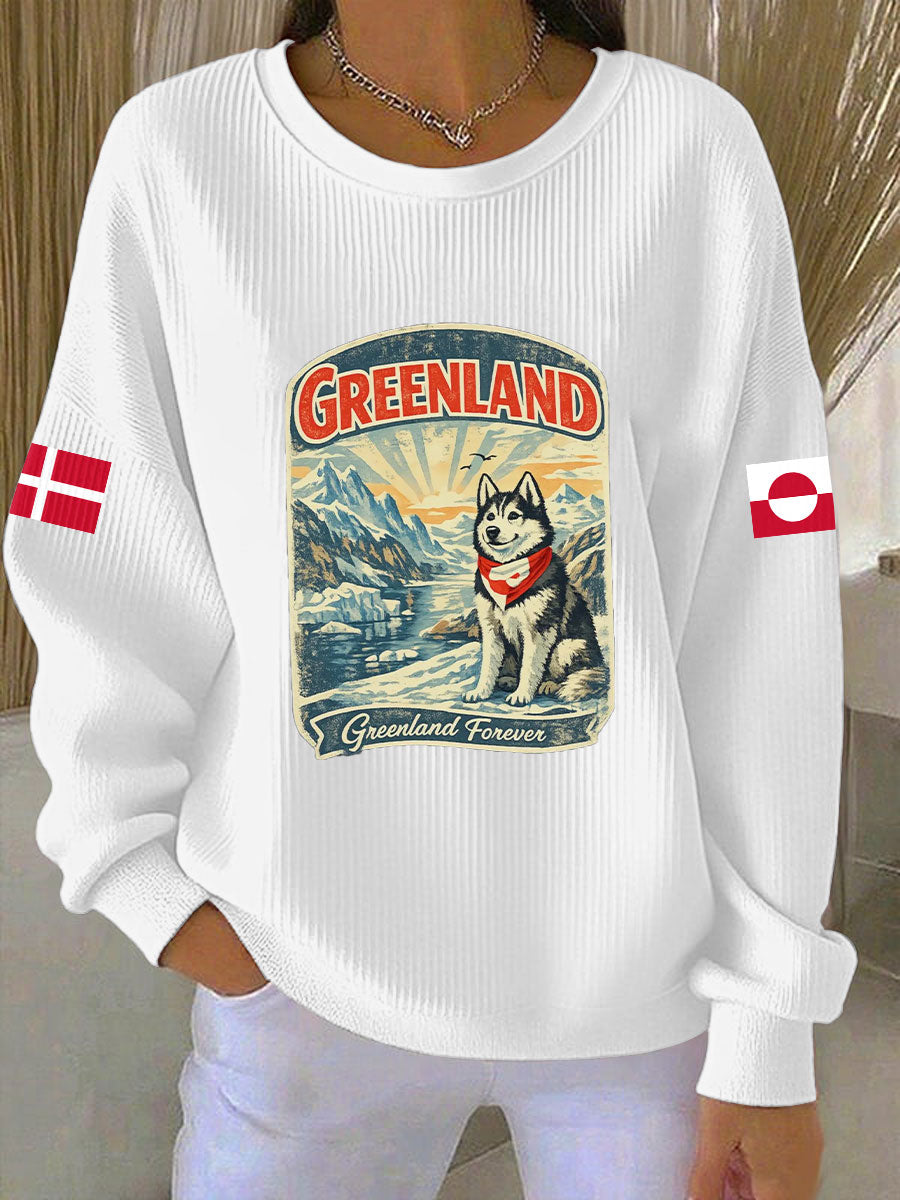 Grønlands hunde-sweatshirt