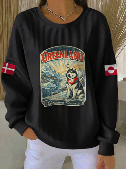 Grønlands hunde-sweatshirt