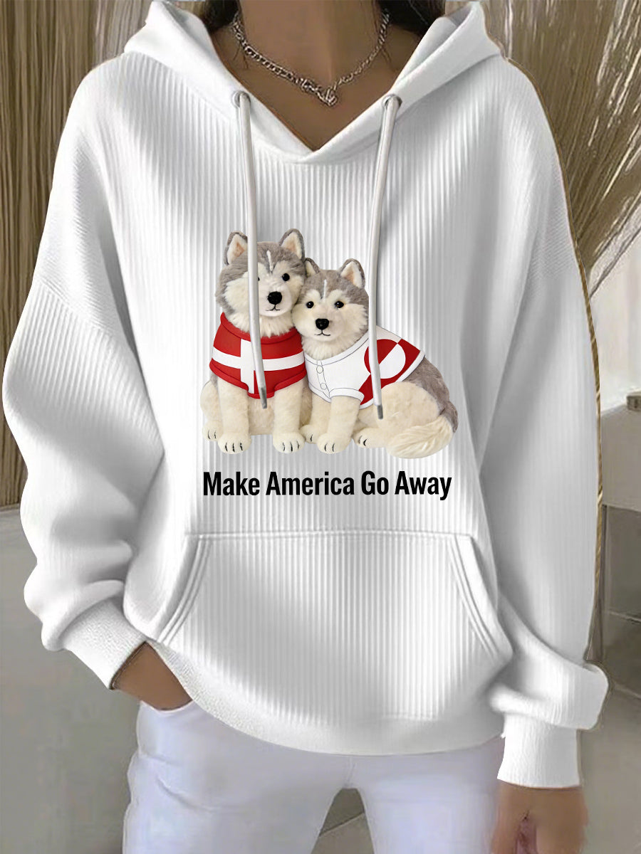 Grønlands hunde Hoodie for kvinder