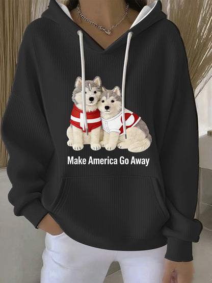 Grønlands hunde Hoodie for kvinder