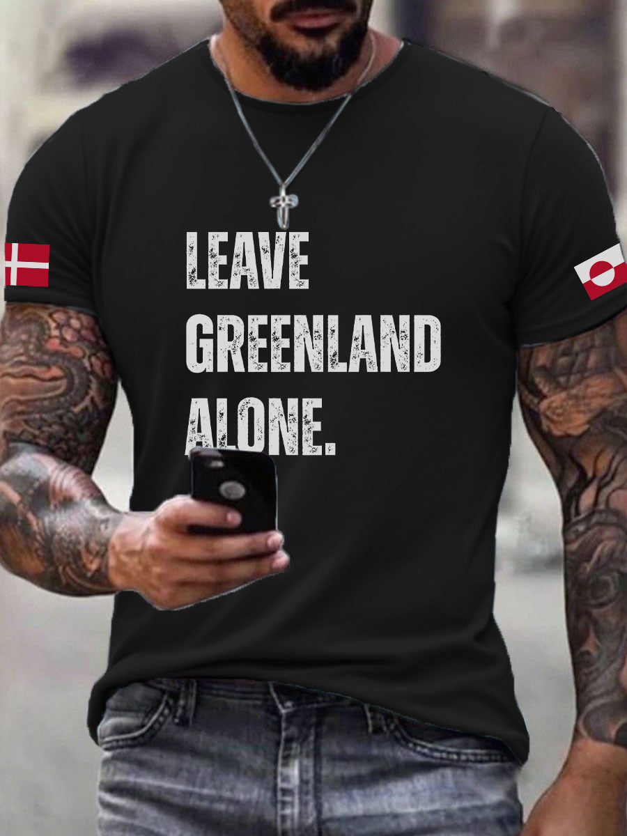 Mænds Grønland T-shirte