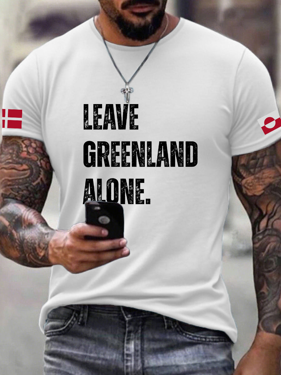 Mænds Grønland T-shirte