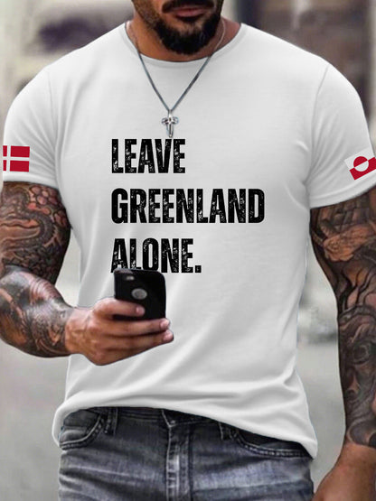 Mænds Grønland T-shirte