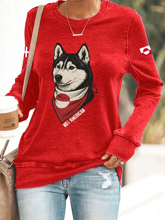 Grønlands hunde-sweatshirt