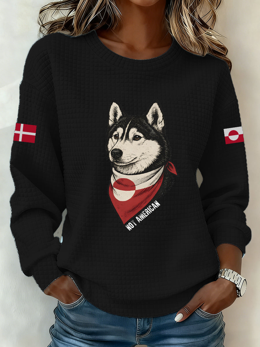 Grønlands hunde-sweatshirt