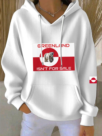 Kvinder Grønland er ikke til salg Print Moodie Print