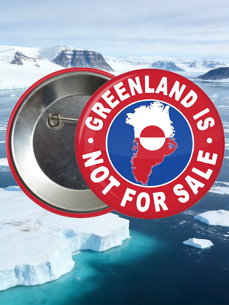 Grønland er ikke til salg broches