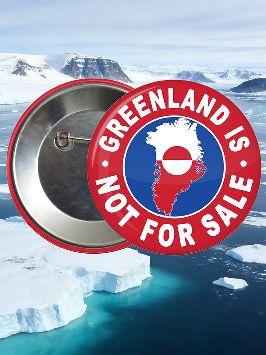 Grønland er ikke til salg broches