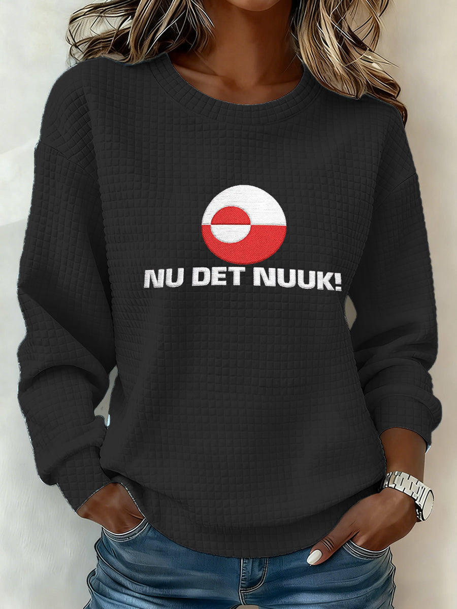 Grønlands vaffel sweathirt