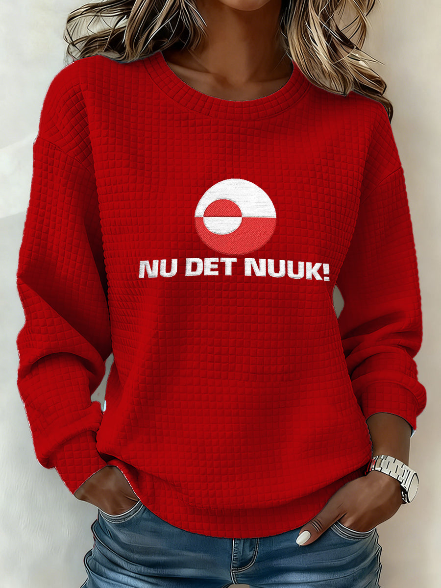 Grønlands vaffel sweathirt