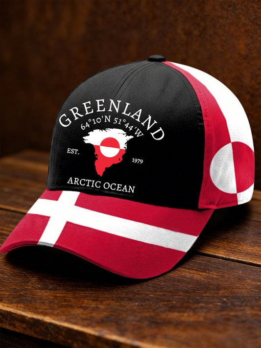 Grønlands trykt Casual Unisex Hat