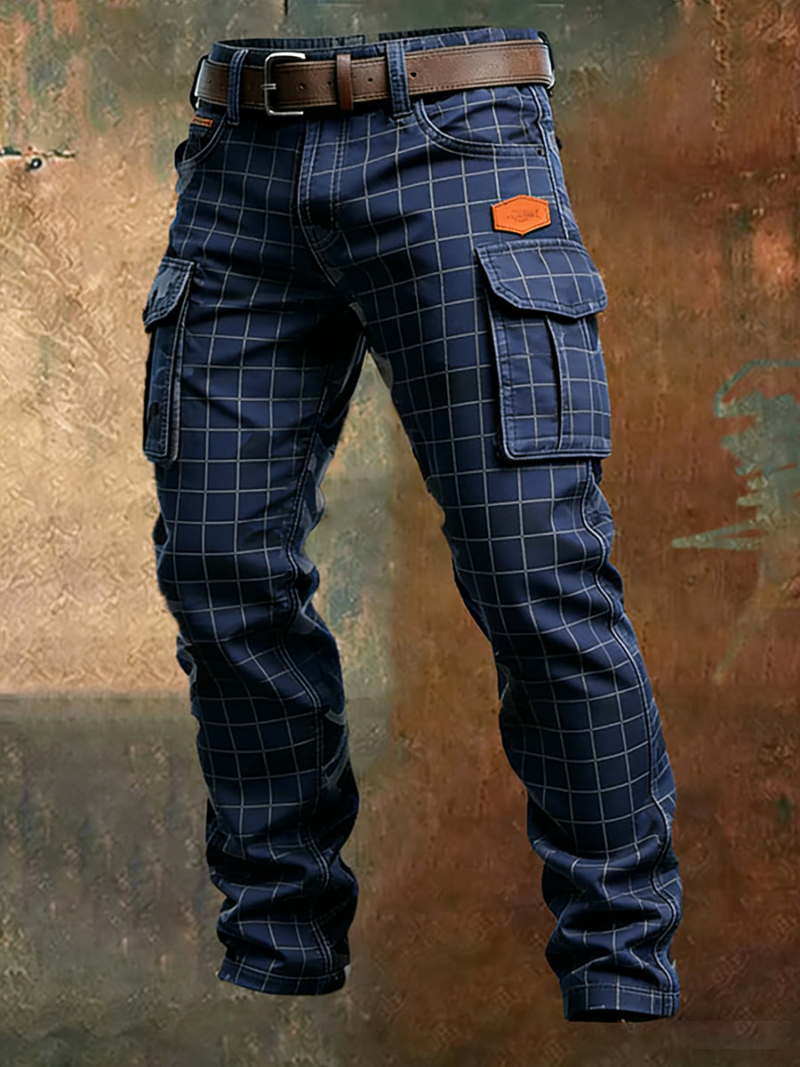 Mænds Retro Business Style Casual Work Bukser