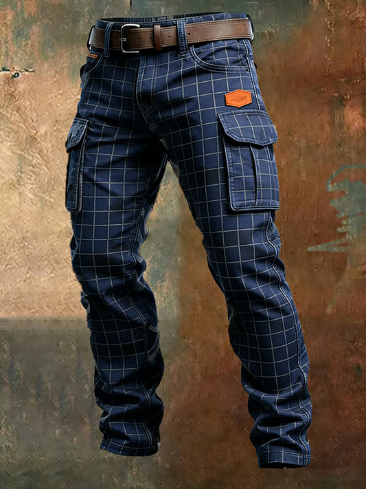 Mænds Retro Business Style Casual Work Bukser