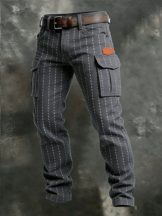 Mænds Retro Business Style Casual Work Bukser