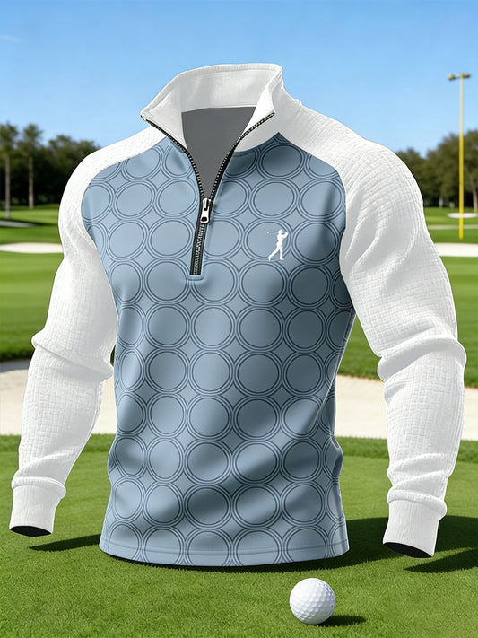 Mænds Vintage Business Style Printed Casual Sweatshirt