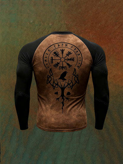 Herrens viking langærme T-shirt