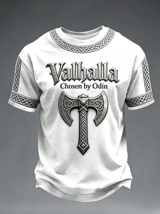 Mænds Viking-stil Valhalla T-shirte