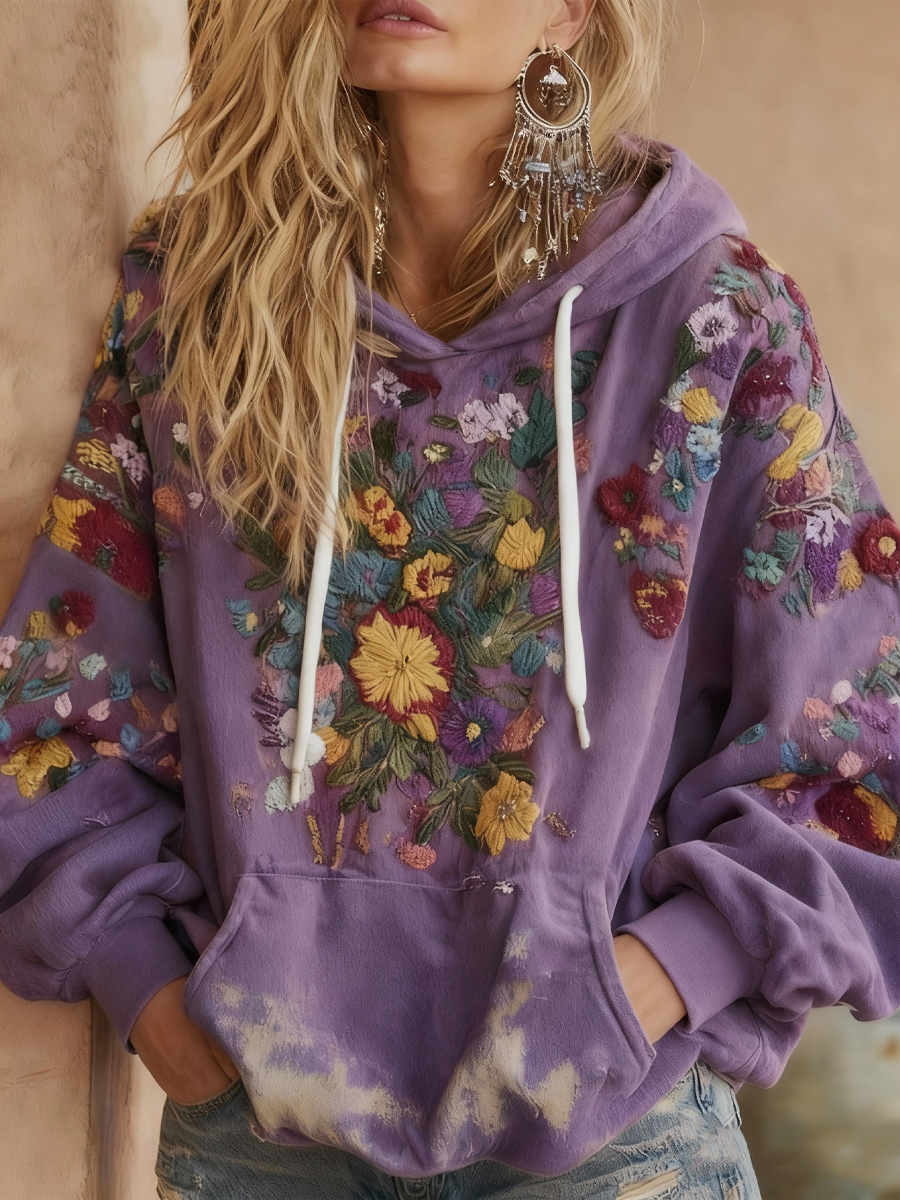 Kvinders blomsterbømme Print toppen