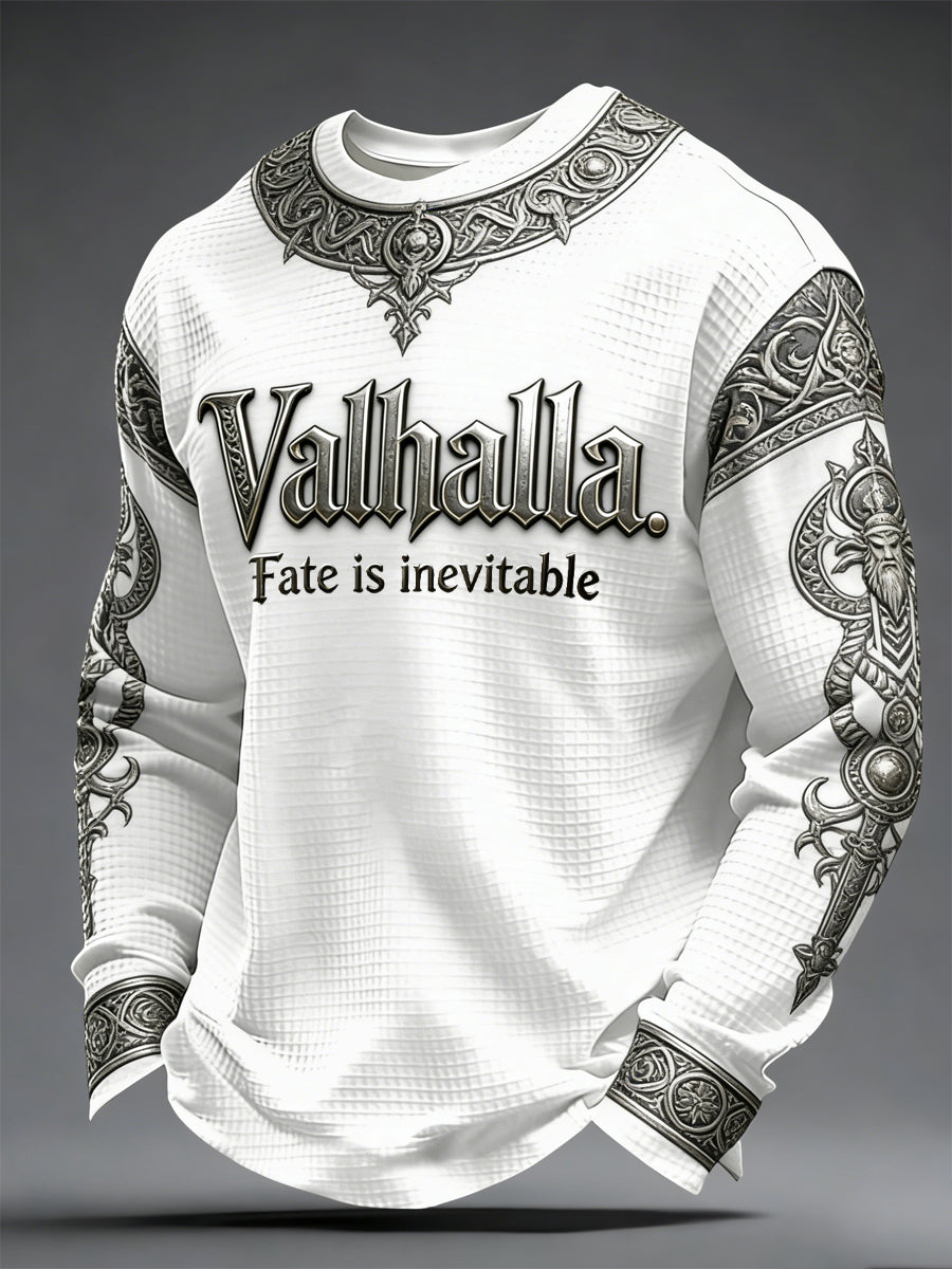 Herrer Viking-stil Valhalla Waffle Top