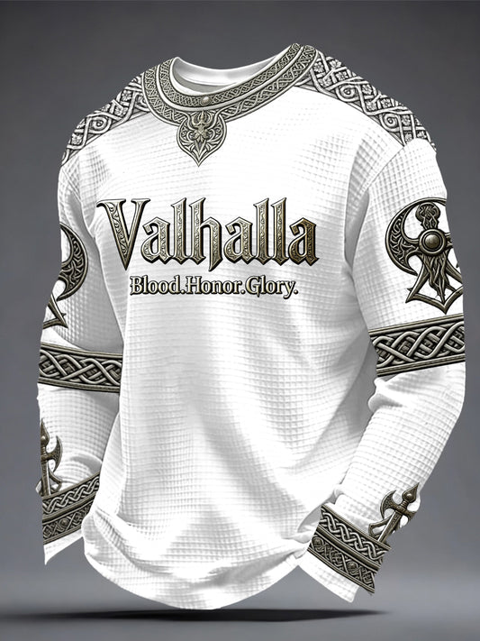 Herrer Viking-stil Valhalla Waffle Top