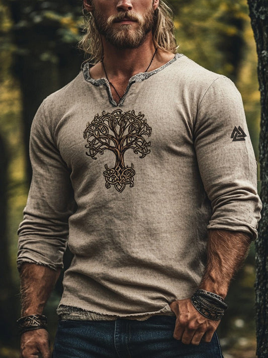 Mænds Viking T-shirt Mid-ærme T-shirte