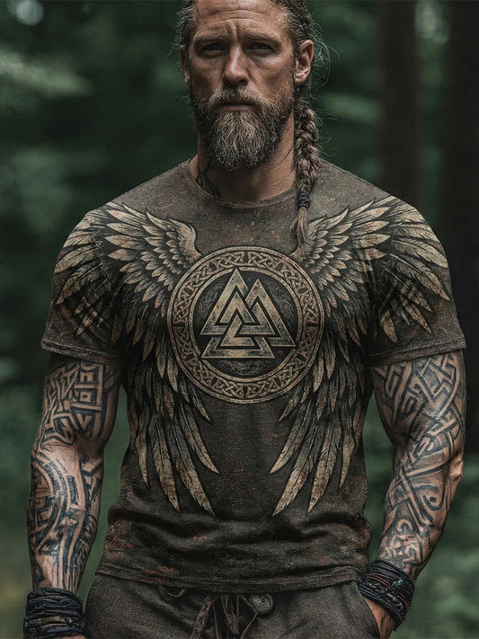 Mænds vikinget-shirt
