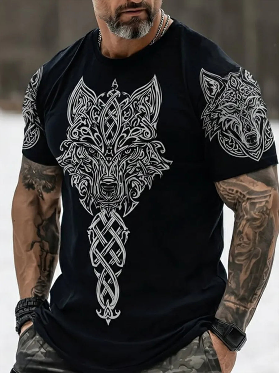 Mænds vikinget-shirt