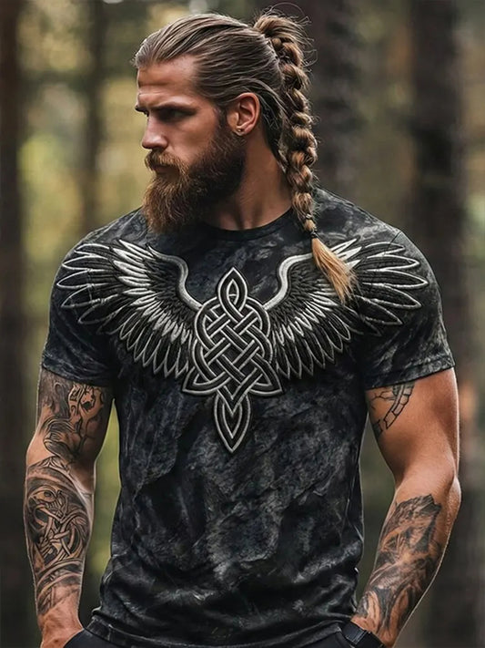 Mænds vikinget-shirt