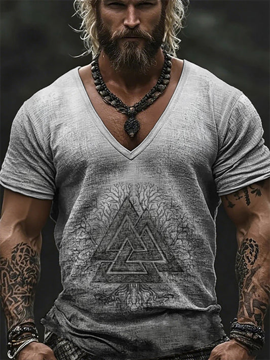 Mænds vikinget-shirt