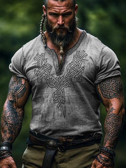 Mænds vikinget-shirt