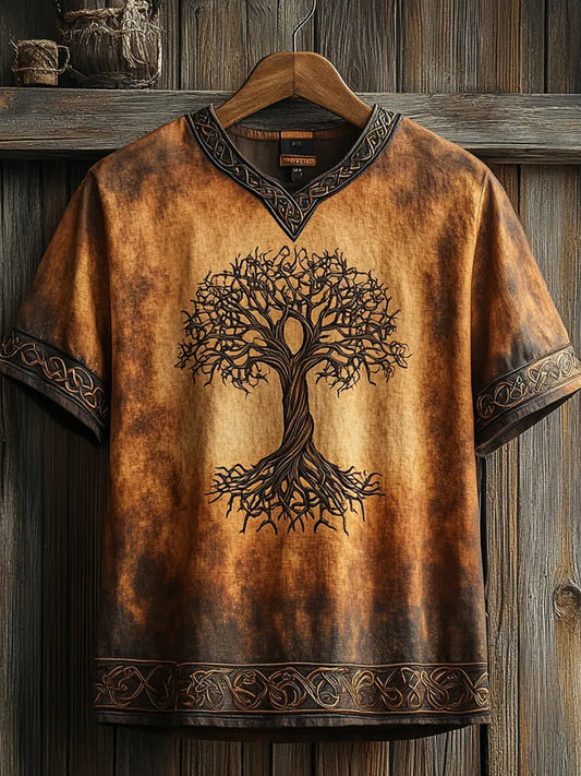 Mænds vikinget-shirt