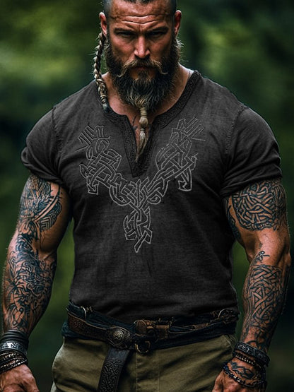 Mænds vikinget-shirt
