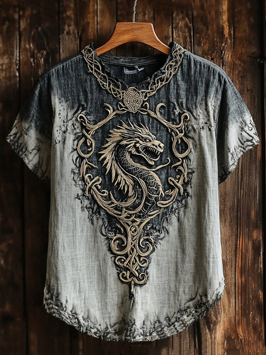 Mænds vikinget-shirt
