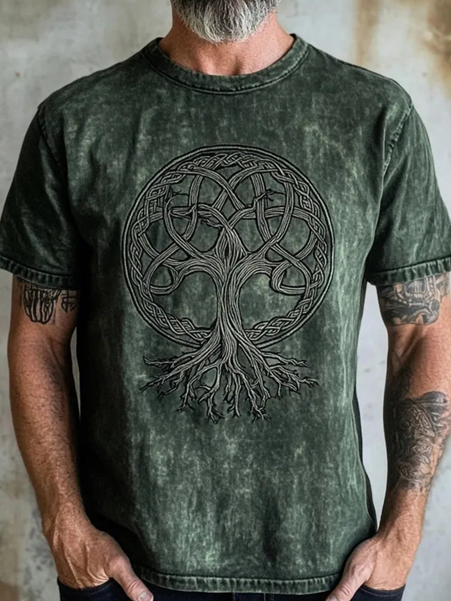 Mænds vikinget-shirt