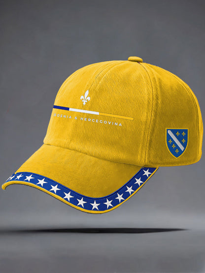 Unisex Bosnien ZMAJEVI Fodboldfan Print Hat