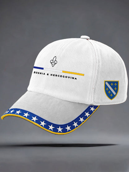 Unisex Bosnien ZMAJEVI Fodboldfan Print Hat