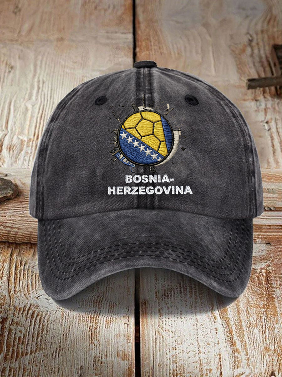 Unisex Bosnien ZMAJEVI Fodboldfan Print Hat