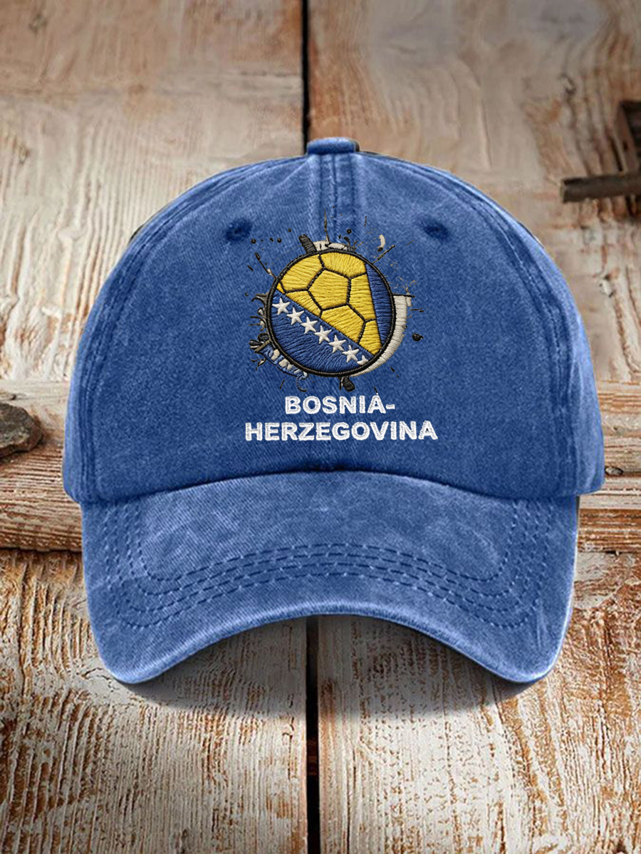 Unisex Bosnien ZMAJEVI Fodboldfan Print Hat